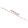 Rose gold tennis bracelet