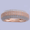 Two - toned Diamond Band Ring