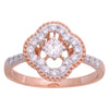 Clover Diamond Ring