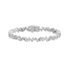 Mixed-shape Diamond Tennis Bracelet