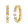 Diamond Hoop Earrings