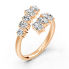 Mixed-Cut Diamond Ring Gold