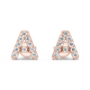Diamond-Studded Alphabet Earrings for Kids
