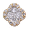 Natural Diamond Pendant in Yellow Gold