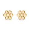 Floral Gold Earrings for Kids