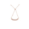 Seven Stone Arc Bracelet