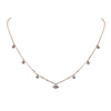 Evil Eye Motif Station Necklace