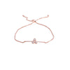 Bezel Set Trio Slider Bracelet