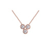 Trinity Diamond Cluster Necklace